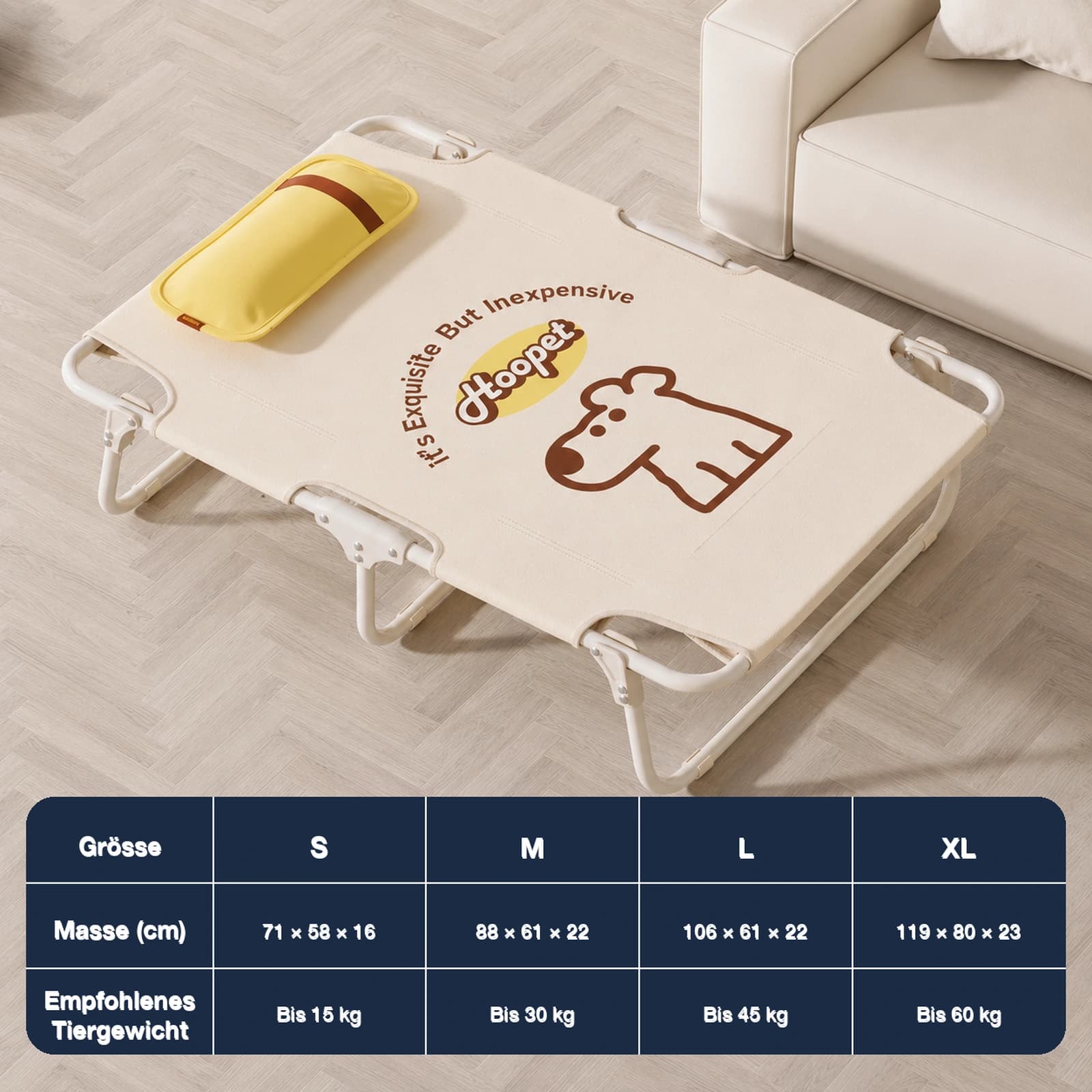 Nomad Folding Pet Camp Bed - Image 7