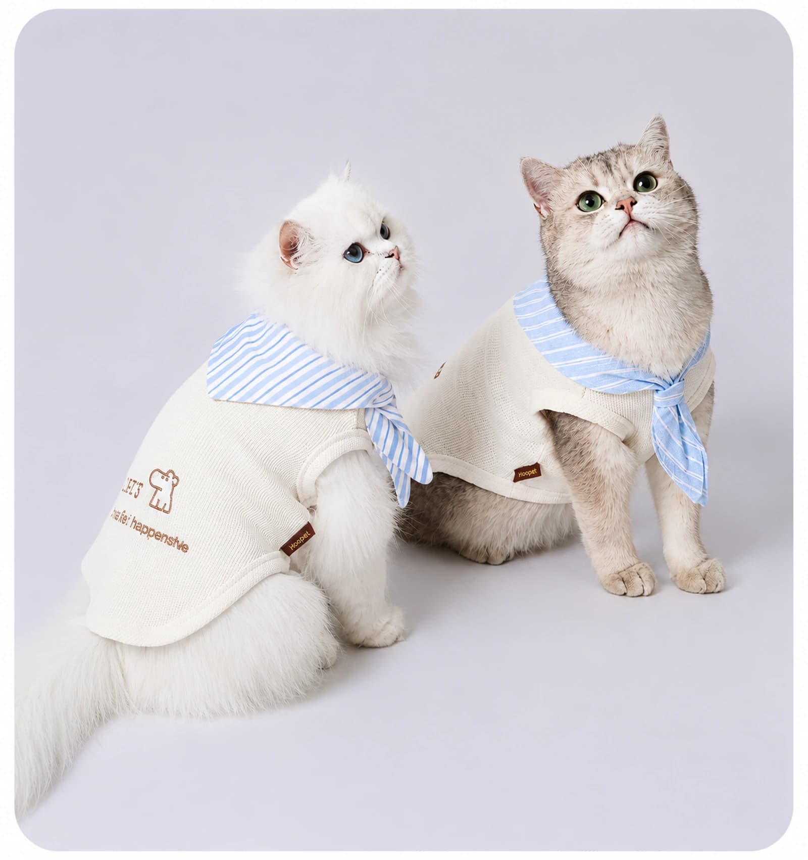 Ivory Bowtie Stripe Vest - Image 10