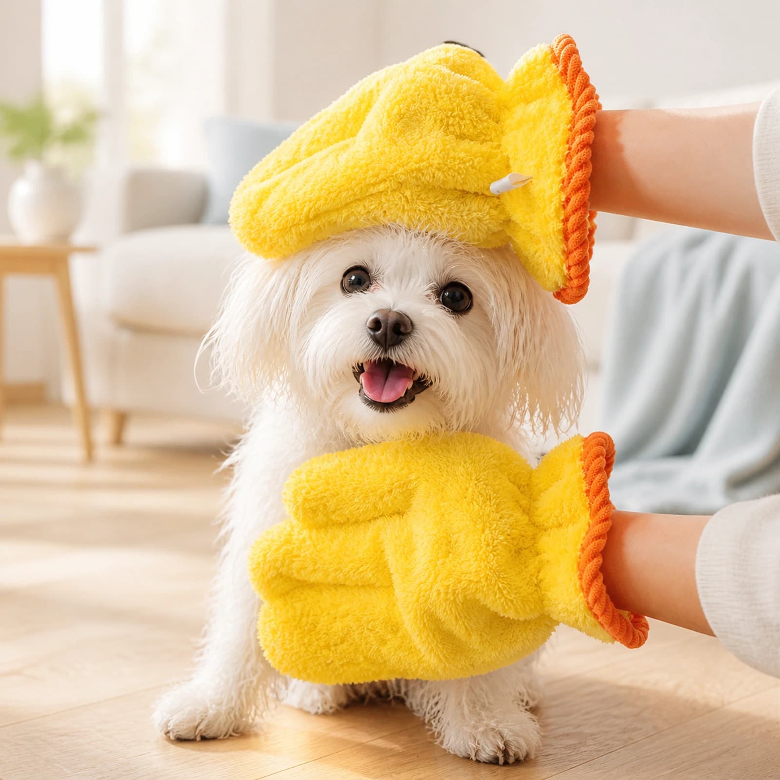 PlushDry Grooming Gloves - Image 2