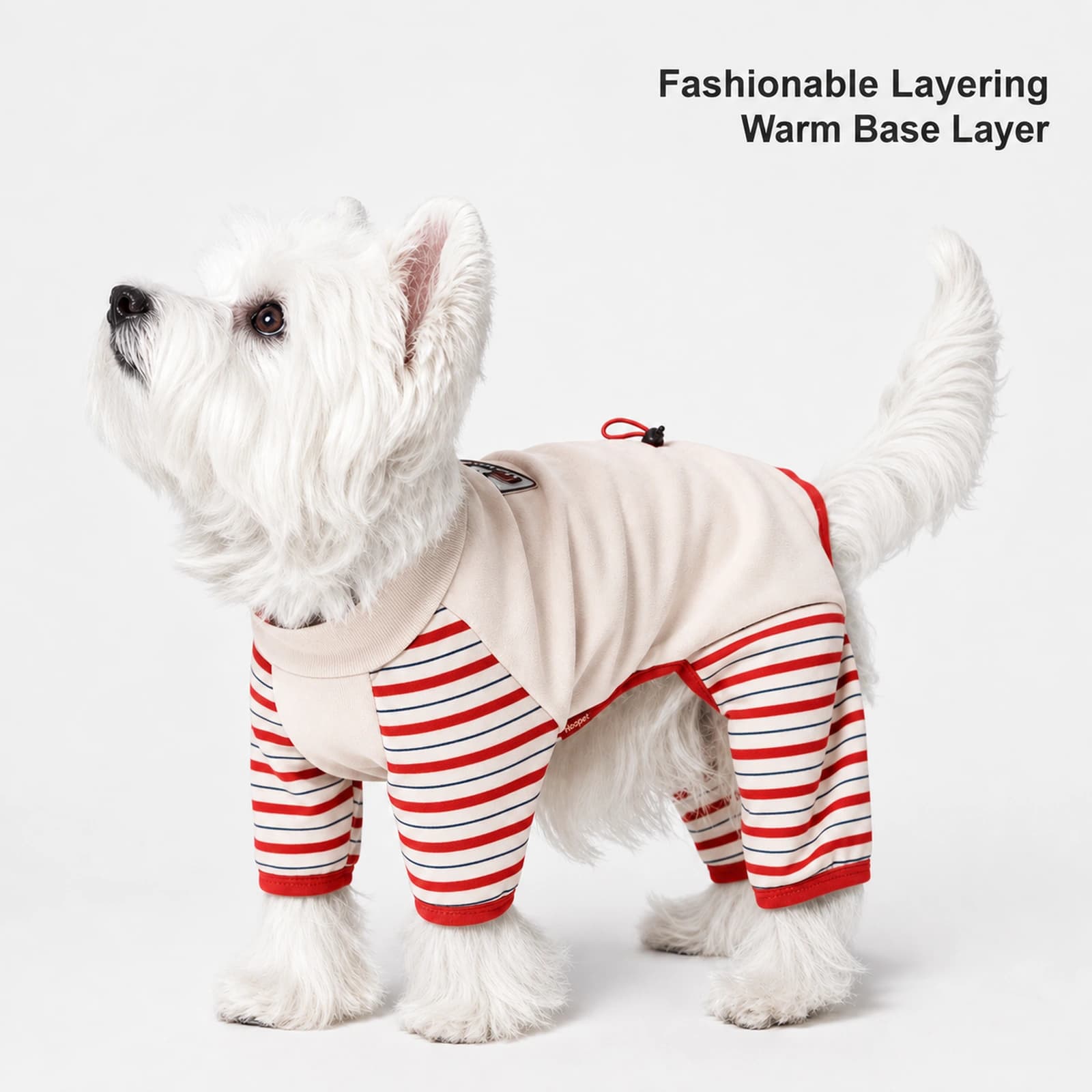 Latte Stripe Four-Leg Base Layer - Image 2