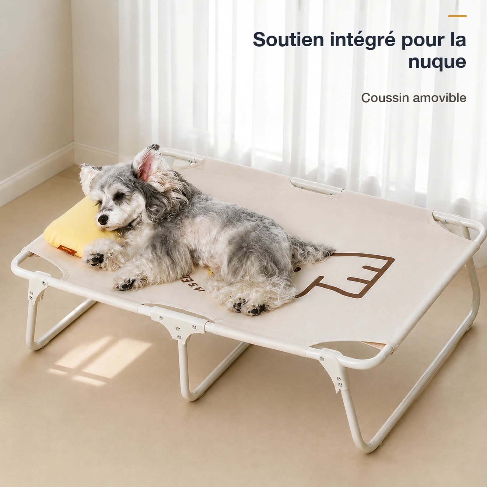 Lit de camp pliable Nomad pour animaux - Image 2