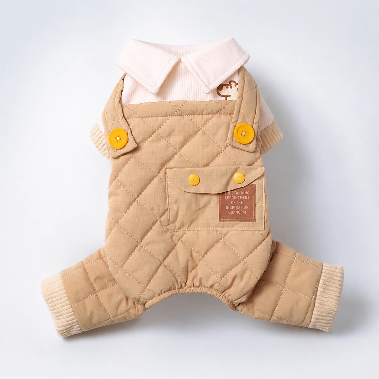 Mocha Cozy Overalls - Image 1