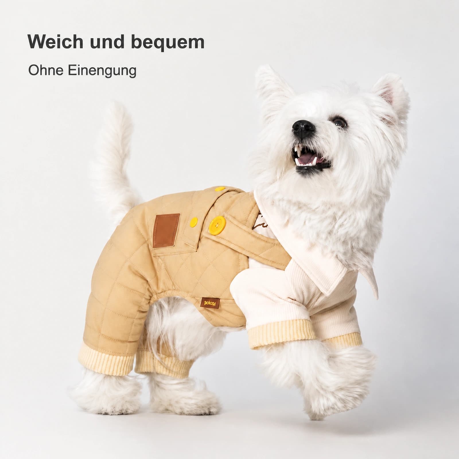 Mocha Cozy Overalls - Image 2