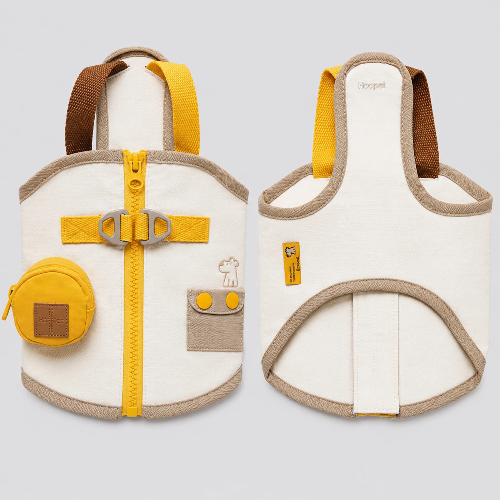 Mocha Multi-Charm Harness Vest - Image 1