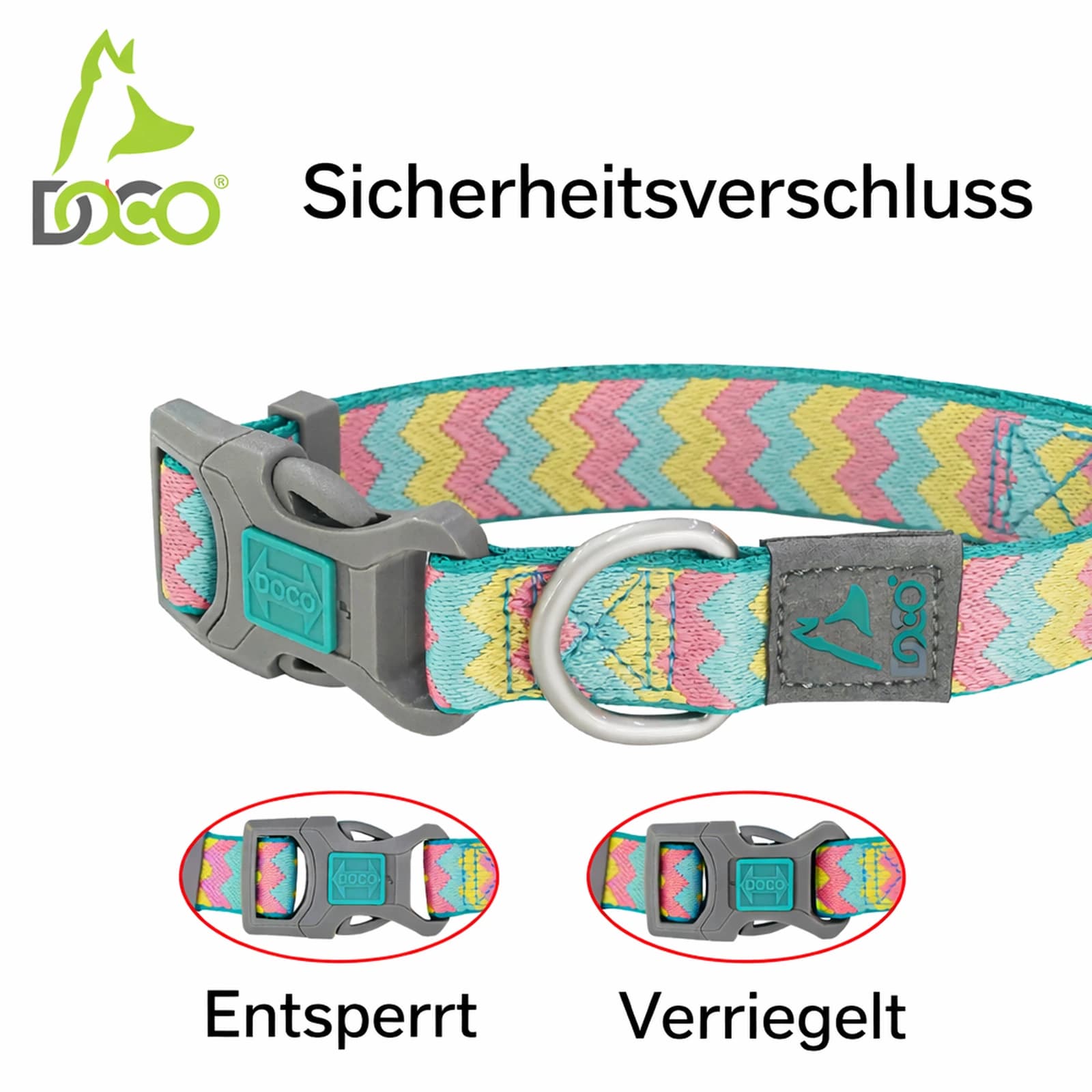 Collier cuntegnent in tessì Jacquard - Image 2