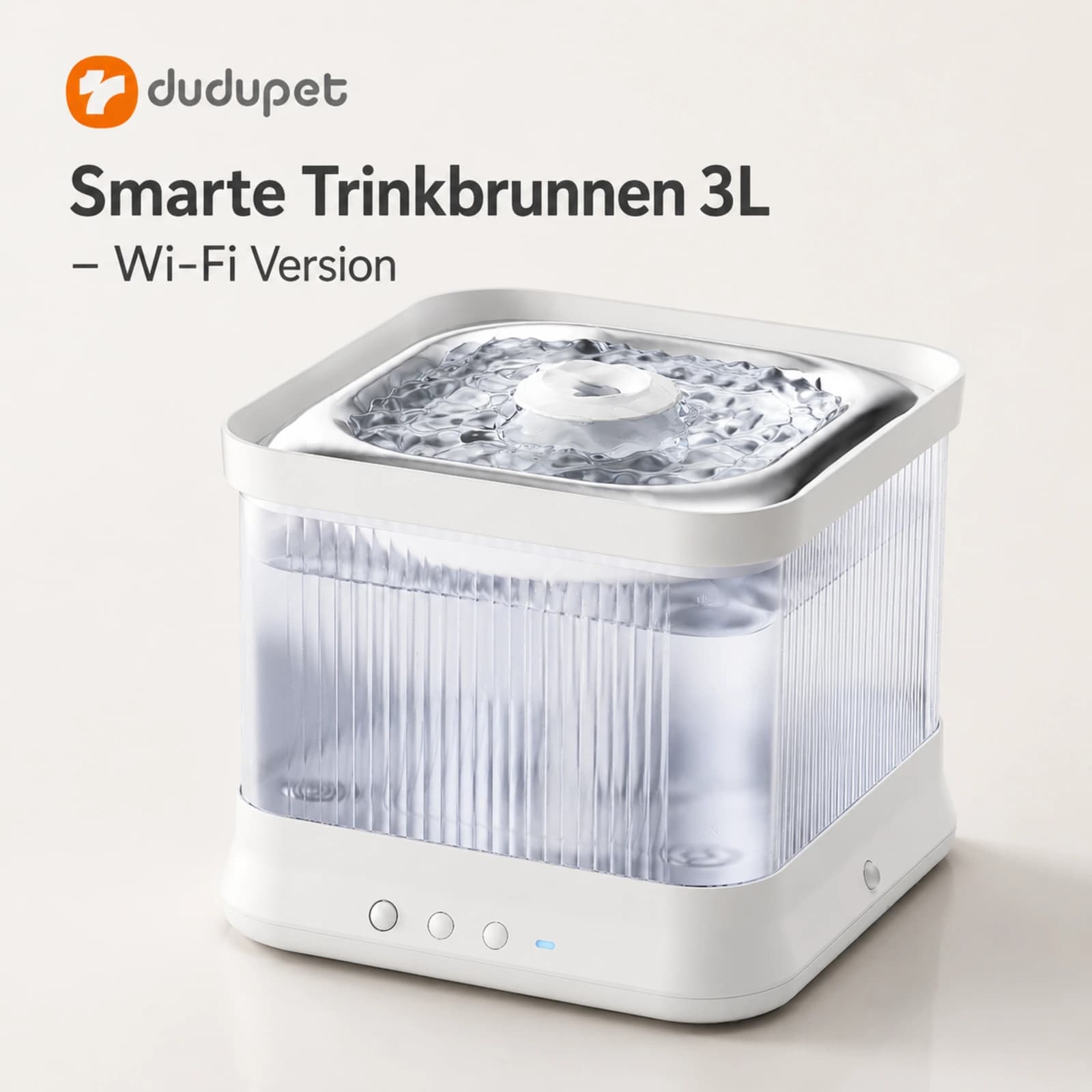 Smart Water Fountain 3L – Wi-Fi Version - Image 1