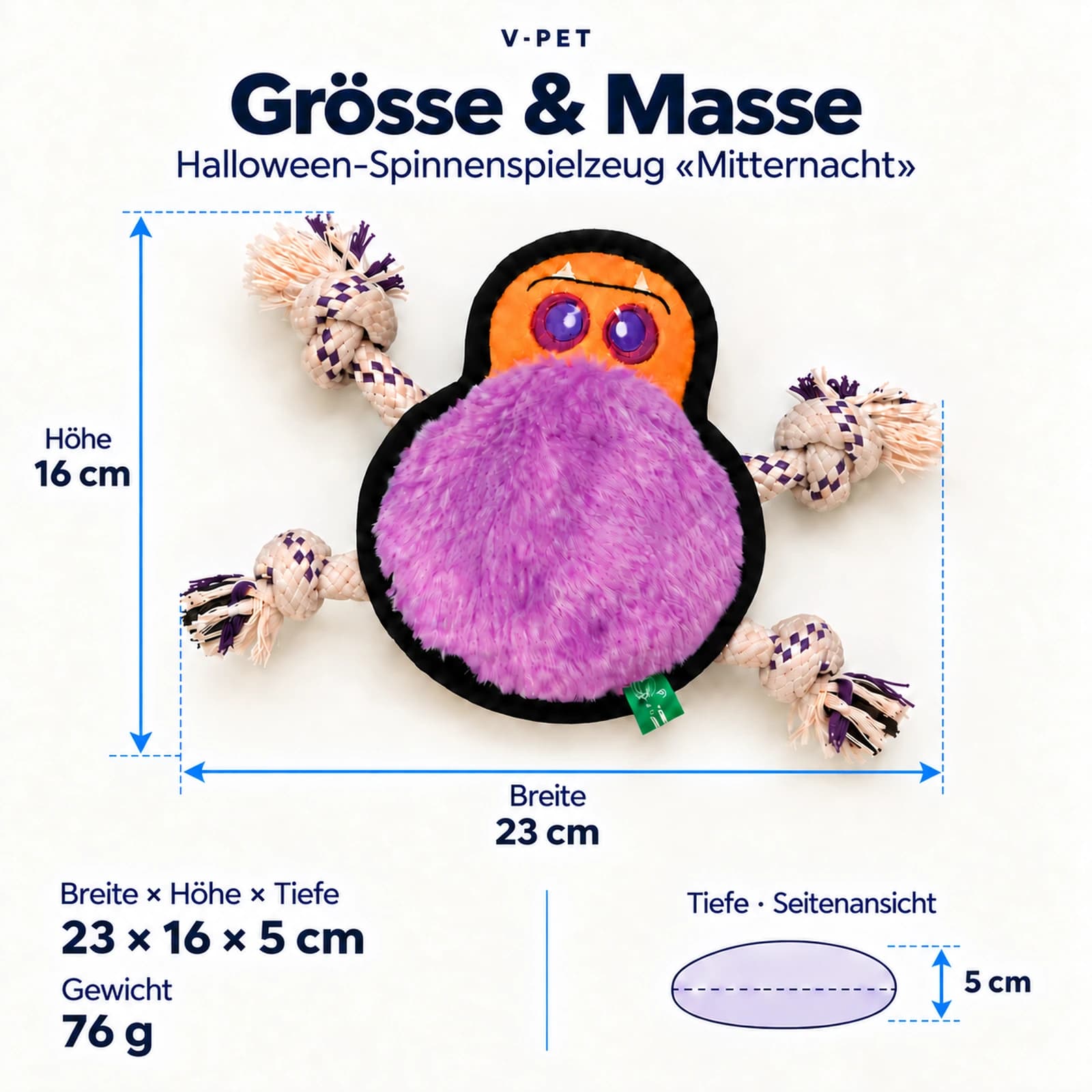 Mitternachtliches Halloween-Spinnenspielzeug - Image 7