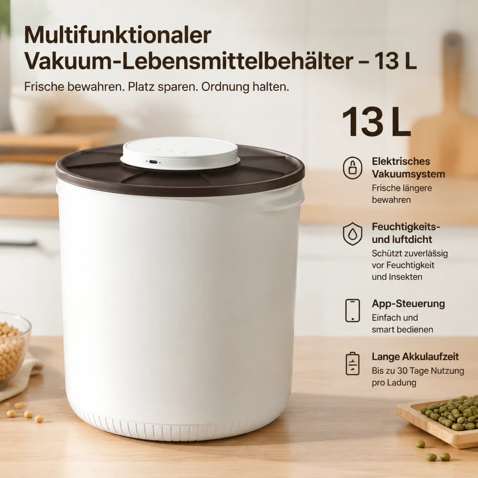 Contenitore alimentare multifunzionale sottovuoto - Image 1