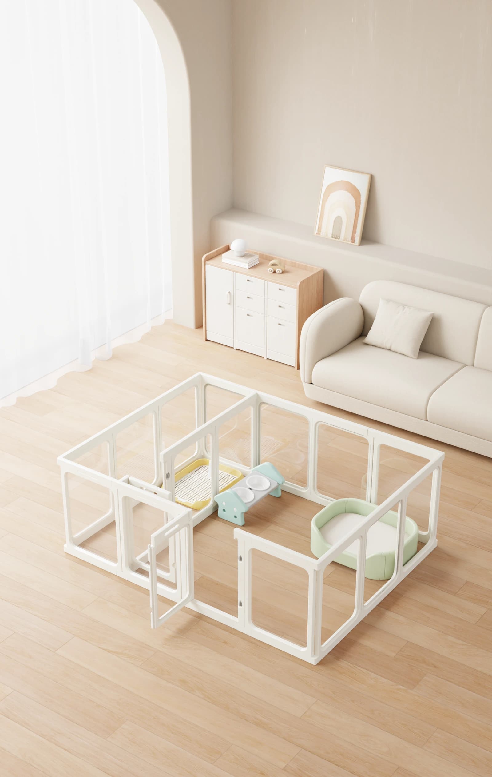 Clear Pet Playpen - Image 2