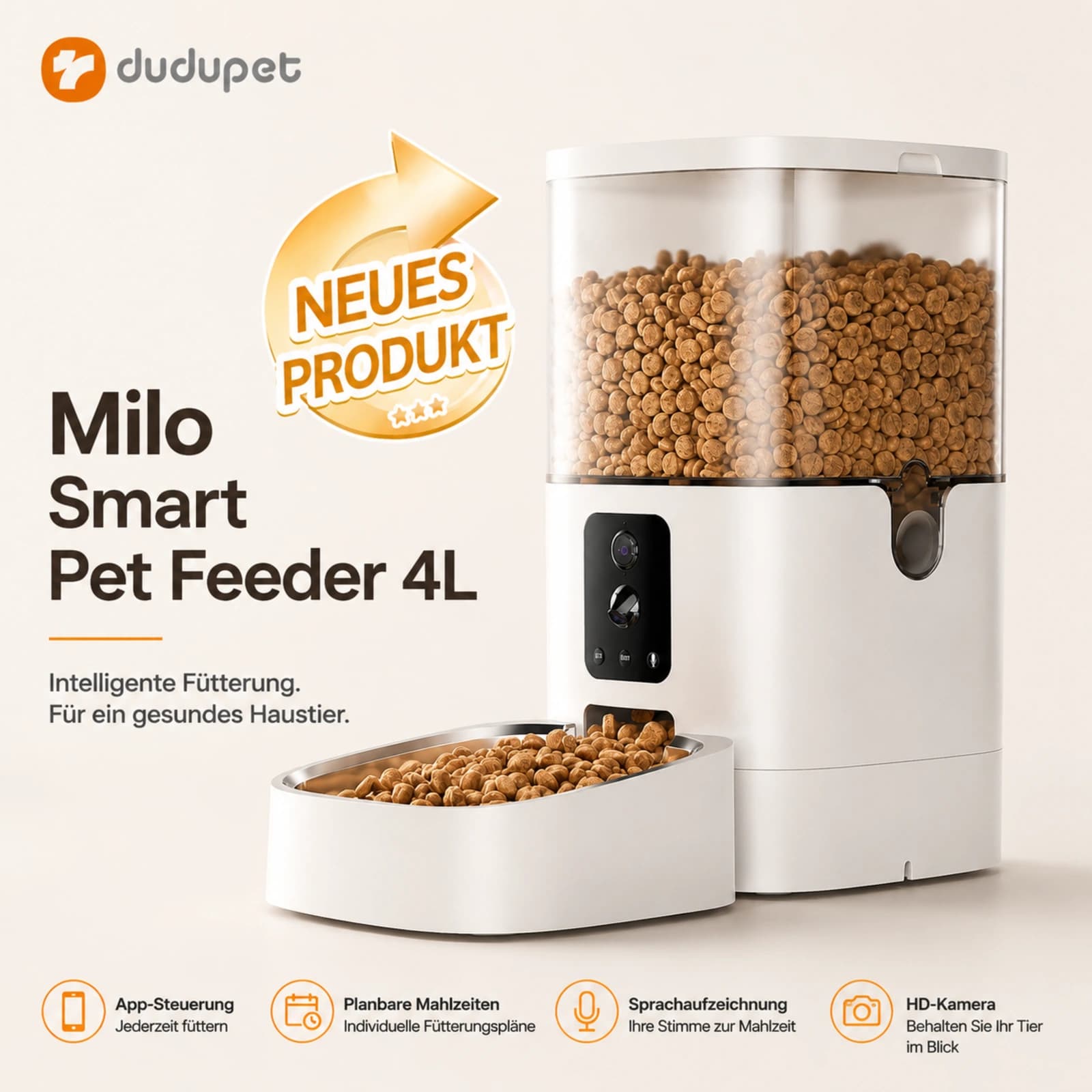 Distributore automatico per animali Smart 4L - Image 1