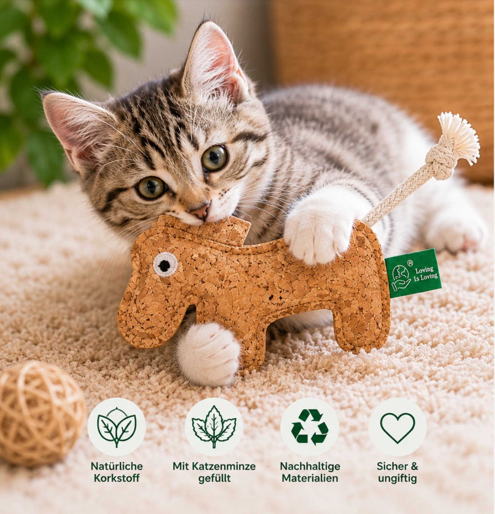 Cork Couture Catnip Toy - Image 2