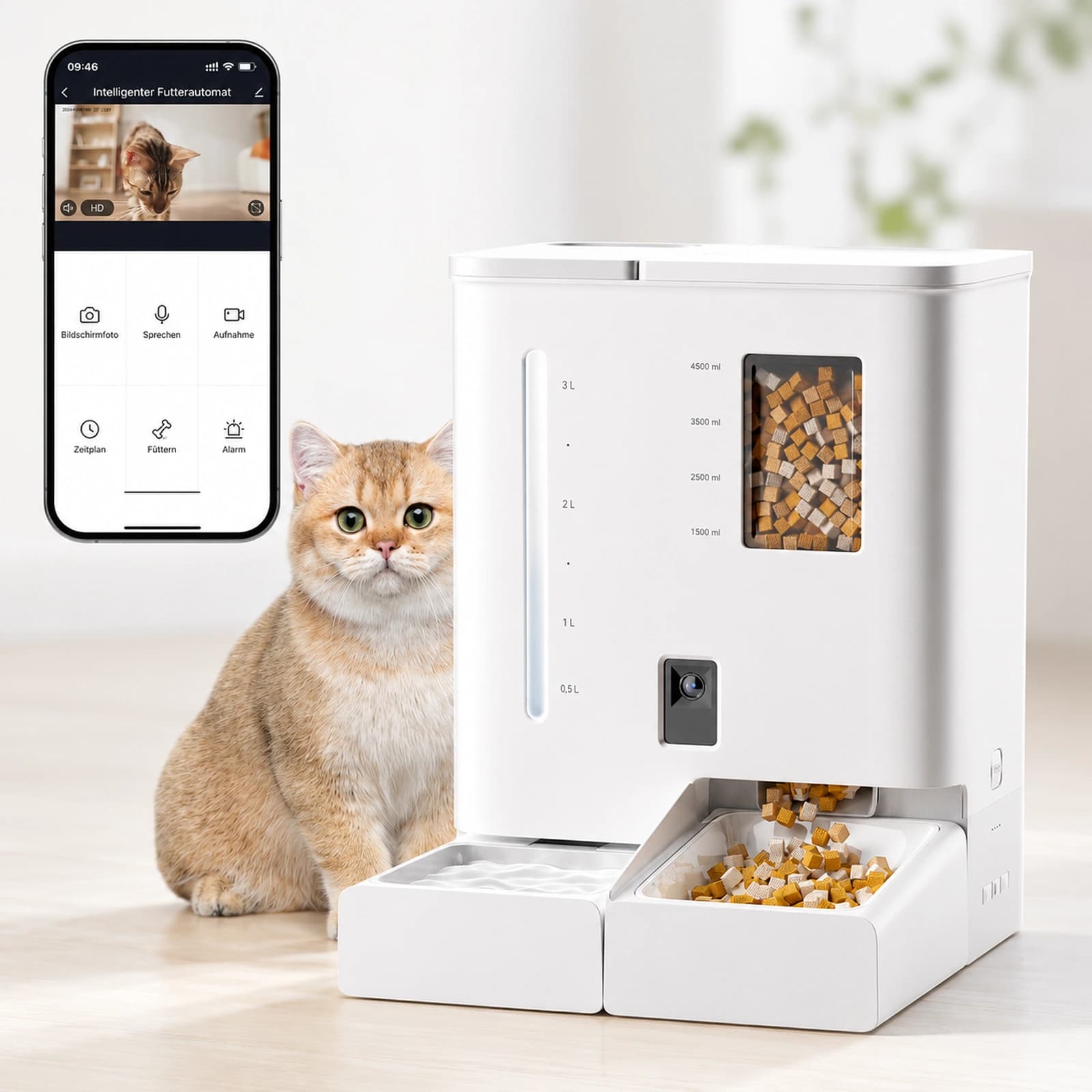 Smart Dual Feeder with Camera - Image 1