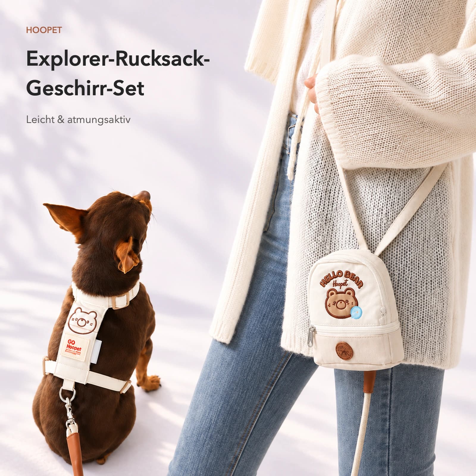 Explorer-Rucksack-Geschirr-Set - Image 1