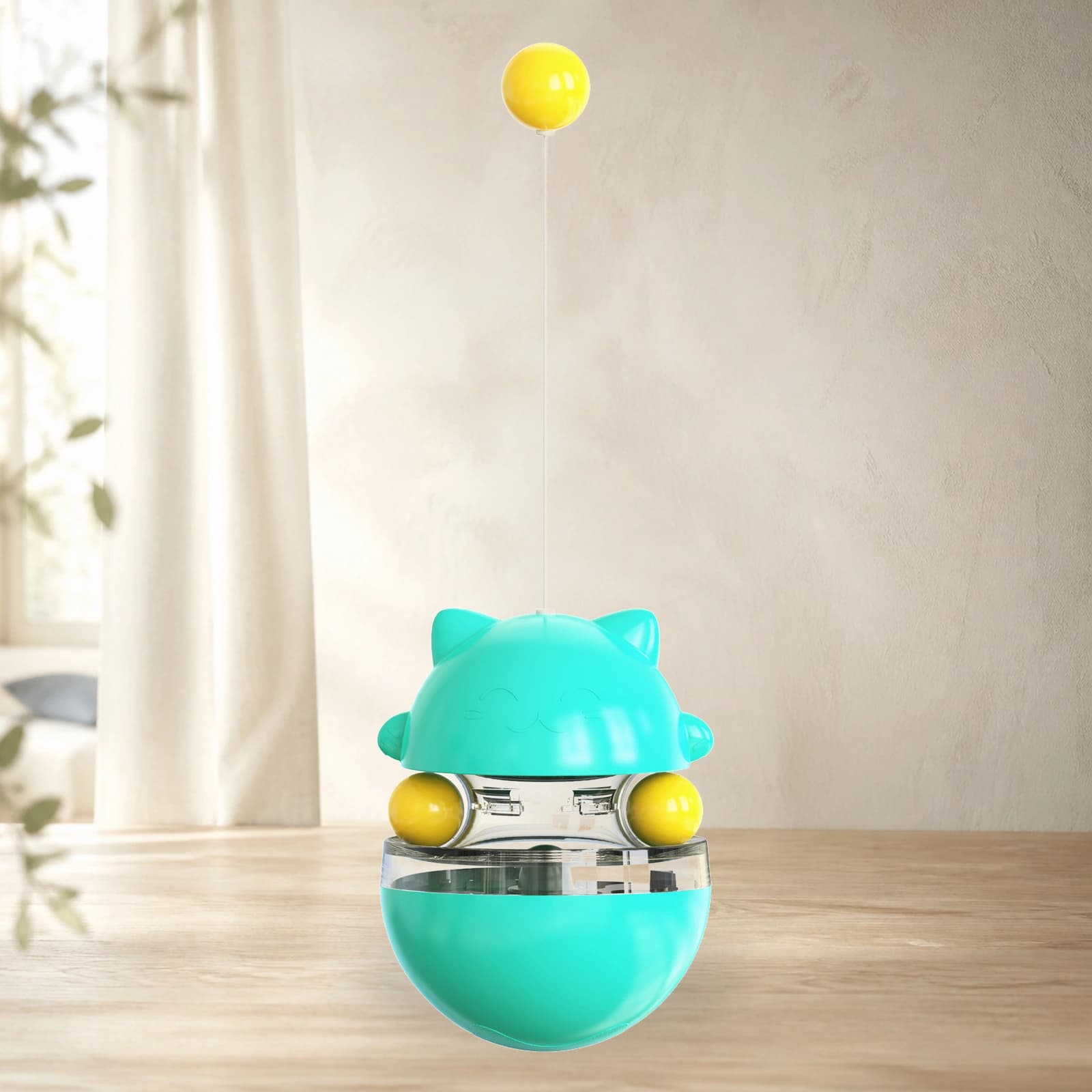 Lucky Kitty Treat Tumbler – Interaktiver Puzzle-Futterspender für Katzen - Image 1