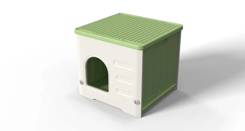 Maison Mellow Nest chasa da giats cun cuschin e scadla - Image 1