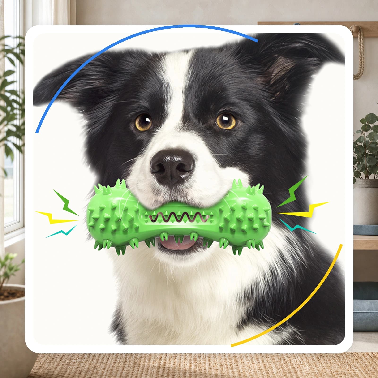 SqueakBrush Dental Chew Toy - Image 2